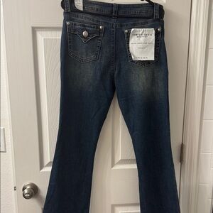7 For All Mankind Indigo Boot Cut Jeans